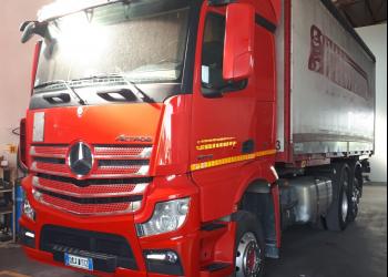 Mercedes-Benz Actros 2545 ,2014, motrice 7,20 sponda idralica