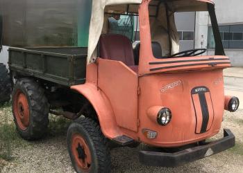 SAMECAR 4X4 TRACTOR, TIPPER, registered vr 14......